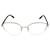 Stella Mc Cartney Gafas ópticas de metal con forma de ojo de gato Plata Metálico  ref.366760