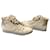 Chanel Sneakers Cream Leather  ref.366771