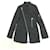 [Used] ALEXANDER MCQUEEN Wool Riders Half Coat Black Silk  ref.366784
