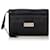 Bolsa clutch de couro preto Versace Bezerro-como bezerro  ref.366803