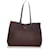 Fendi Brown Zucchino Canvas Tote Bag Dark brown Leather Cloth Pony-style calfskin Cloth  ref.366806