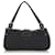 Fendi Black Cotton Shoulder Bag Leather Pony-style calfskin Cloth  ref.366837