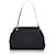 Fendi Black Zucca Canvas Shoulder Bag Leather Cloth Pony-style calfskin Cloth  ref.366880