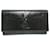 Yves Saint Laurent YSL Pochette in pelle verniciata Belle de Jour nera Nero  ref.366911