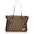Fendi Brown Zucca Canvas Tote Bag Leather Cloth Pony-style calfskin Cloth  ref.366916