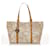 Fendi Brown Zucchino Canvas Tote Bag Multiple colors Beige Leather Cloth Pony-style calfskin Cloth  ref.366986