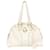 Yves Saint Laurent YSL White Muse Leather Shoulder Bag Cream Pony-style calfskin  ref.366987