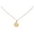 Collar Dior Gold con amonita y oro Dorado Metal  ref.366988