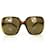 Dolce & Gabbana D&G Tortoise Brown Oversize Sonnenbrille w. Kristalle in Box Braun Kunststoff  ref.367057