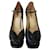 Yves Saint Laurent YSL Tribute Mary Jane Black Yellow Suede Leather Patent leather  ref.367072