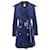 Chanel Manteau en velours extrêmement rare Bleu  ref.367080