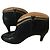 Petite Mendigote Black and gold boots Golden - view 2