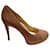 Brian Atwood Zapatos de tacón de aguja Maniac nude Rosa Beige Suecia  ref.367108