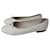Dolce & Gabbana Sapatilhas de ballet Branco Couro  ref.367197