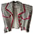 Yves Saint Laurent Giacche Nero Bianco Rosso Cotone  ref.367215