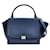 Céline [Used] Celine CELINE Trapeze Medium 2Way Handbag Navy blue Pony-style calfskin  ref.367289