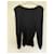 Autre Marque Ruffled sweater Black  ref.367747