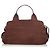 Salvatore Ferragamo Ferragamo Gancini Borsa a Mano Scamosciata Marrone - vista 3