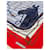 Autre Marque Sciarpa Cavallo Norma Dori Nero Bianco Rosso Blu Grigio Grigio antracite Bronzo  - vista 4
