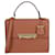 Bruno Magli Block M Leather Top-Handle Bag Brown  ref.367831