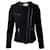 Iro Black Fleece Wool Evening Jacket  ref.367836