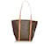 Louis Vuitton Brown Monogram Sac Shopping 48 Leather Cloth  ref.367894