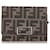 Fendi Brown Zucca Canvas Wallet Leather Cloth Pony-style calfskin Cloth  ref.367908