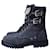 NWOB Balmain Gray Textile Combat Boots Grey Cloth  ref.368032