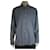 Ermenegildo Zegna Blue Grid Check Jacquard Shirt Long Sleeve Cotton Mens XXL  ref.368152