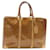 LOUIS VUITTON Vernis Porte Documan Voyage Hand Bag Bronze M53362 LV Auth 24008 Patent leather  ref.368229