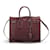 Yves Saint Laurent YSL Sac de Jour Leather Tote Bag in pelle di vitello bordeaux Marrone Rosso  ref.368473