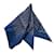 Foulard en soie imprimée bleu Hermès Tissu  ref.368771