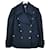 Collezione Michael Kors AI19 Cappotto di pisello Blu navy Lana  ref.369145