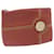 Céline CELINE Pouch Leather Red Auth 24279  ref.369169