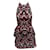 Alexander McQueen Animal Print Halter Dress Polyester  ref.369217