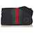 Marsupio Gucci in tela Web nera Nero Multicolore Panno  ref.370000