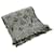 Louis Vuitton White Logomania Wool Scarf Black Silk Cloth  ref.370075