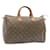 Louis Vuitton Monogram Speedy 35 Hand Bag Vintage M41524 LV Auth 24382 Khaki Patent leather  ref.370581