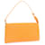 LOUIS VUITTON Pochette Accessoires Epi Pochette Orange M5294H LV Auth 24458 Toile Blanc  ref.370636