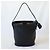 Borsa a secchiello Gucci in pelle nera e legno Nero - vista 3