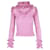 Gucci Rollkragenpullover aus Pointelle mit Ösen Pink  ref.370941