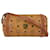 Autre Marque MCM Cognac Monogram Visetos Barrel Crossbody Bag Cyllinder Leather  ref.371272