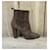Autre Marque Boots  8 by Yoox p 37 Dark brown Deerskin  ref.371493