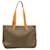 Céline CELINE Macadam Canvas Tote Bag PVC Leather Brown Auth 24810  ref.372049