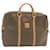 Céline CELINE Macadam Canvas Business Bag PVC Leather Brown Auth ai094 Cloth  ref.372182