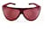 Yves Saint Laurent YSL 6079 Gafas de sol cruzadas burdeos con strass Plástico  ref.372584