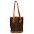 Bucket Petit seau marron Louis Vuitton avec monogramme Toile  ref.373106