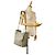 Fendi Selleria Ledertasche in Grau - Ansicht 8