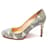 Christian Louboutin LOUBOUTIN PUMPS IN PYTHON GRAY WHITE WITH HEEL Grey  ref.373324