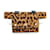 Downtown Yves Saint Laurent PANTHER CLUTCH ON BELT T75/80 Veau façon poulain Imprimé léopard  ref.373438